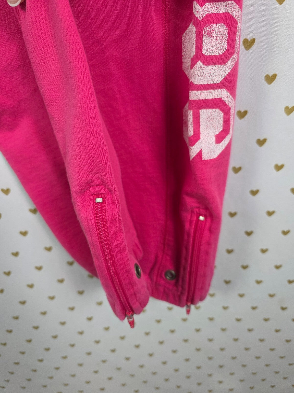 Victorias Secret PINK Vintage Ankle Zip Y2k Sweats Sweatpants Large