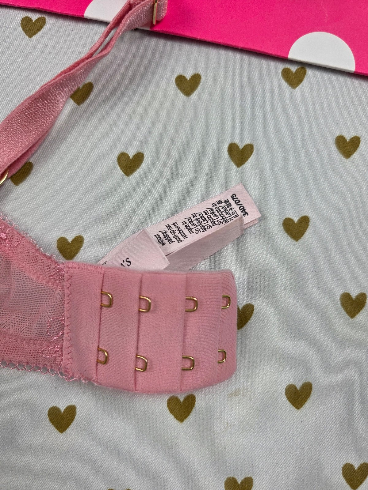 Victorias Secret Dream Angels Push Up Without Padding Bra 34D