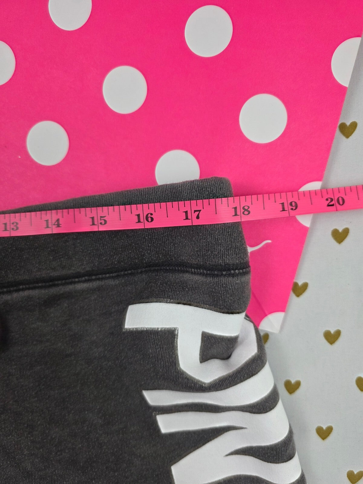 Victorias Secret PINK Vintage Y2k Logo Sweat Shorts Grey Medium