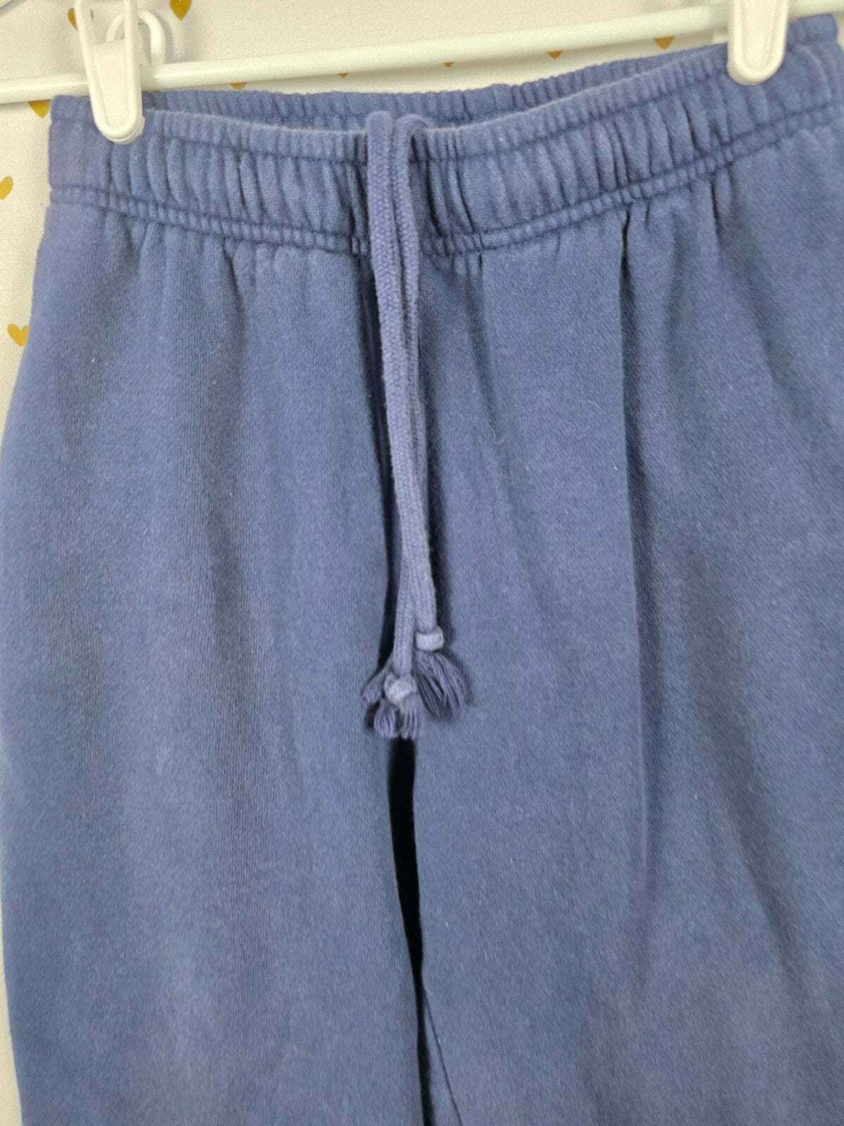 Victorias Secret PINK BLING studded Logo Sweats Sweatpants Joggers Blue XS