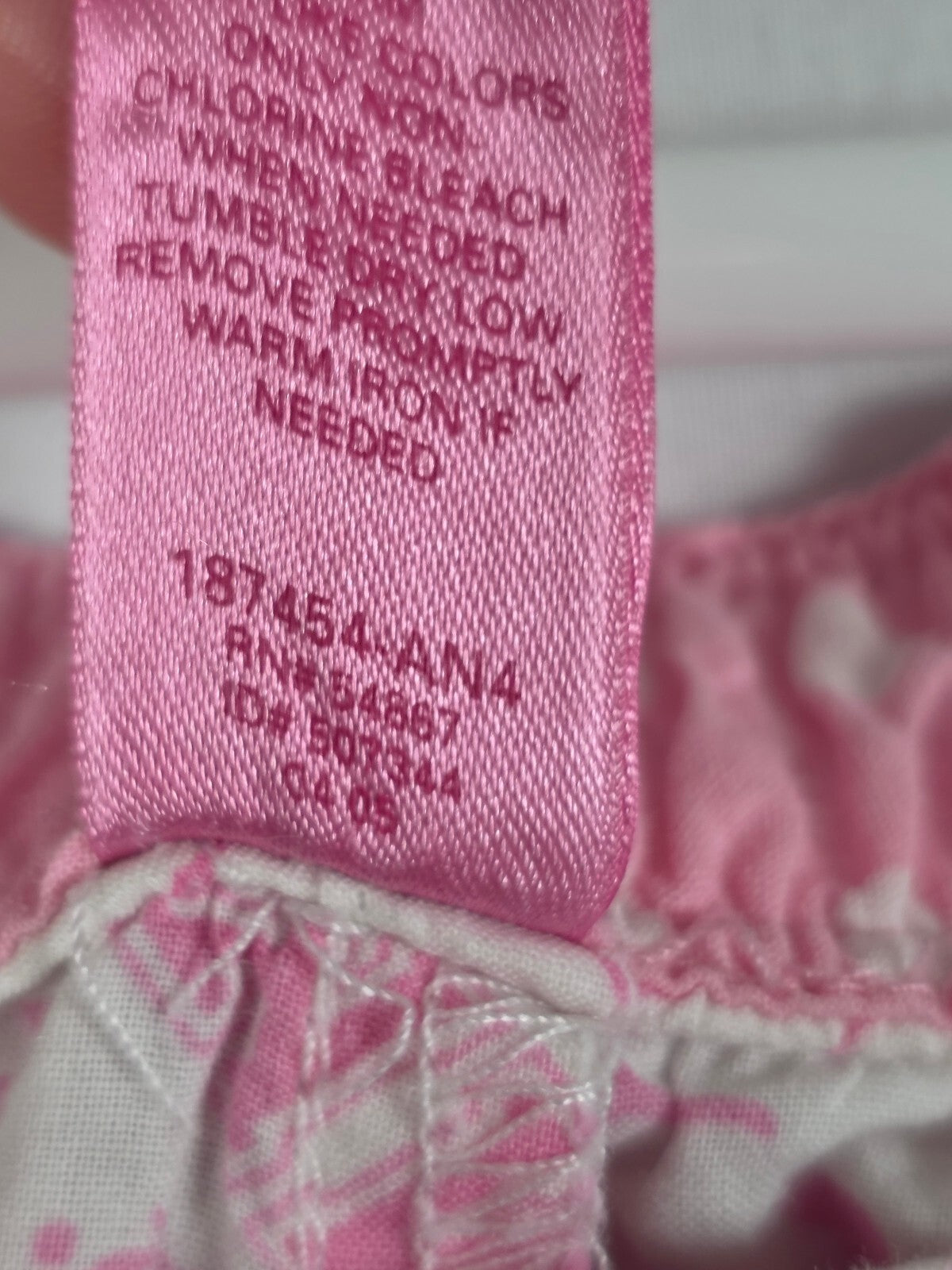 Victoria's Secret PINK Vintage Pajama Pants Logo Dog Print Pink White M