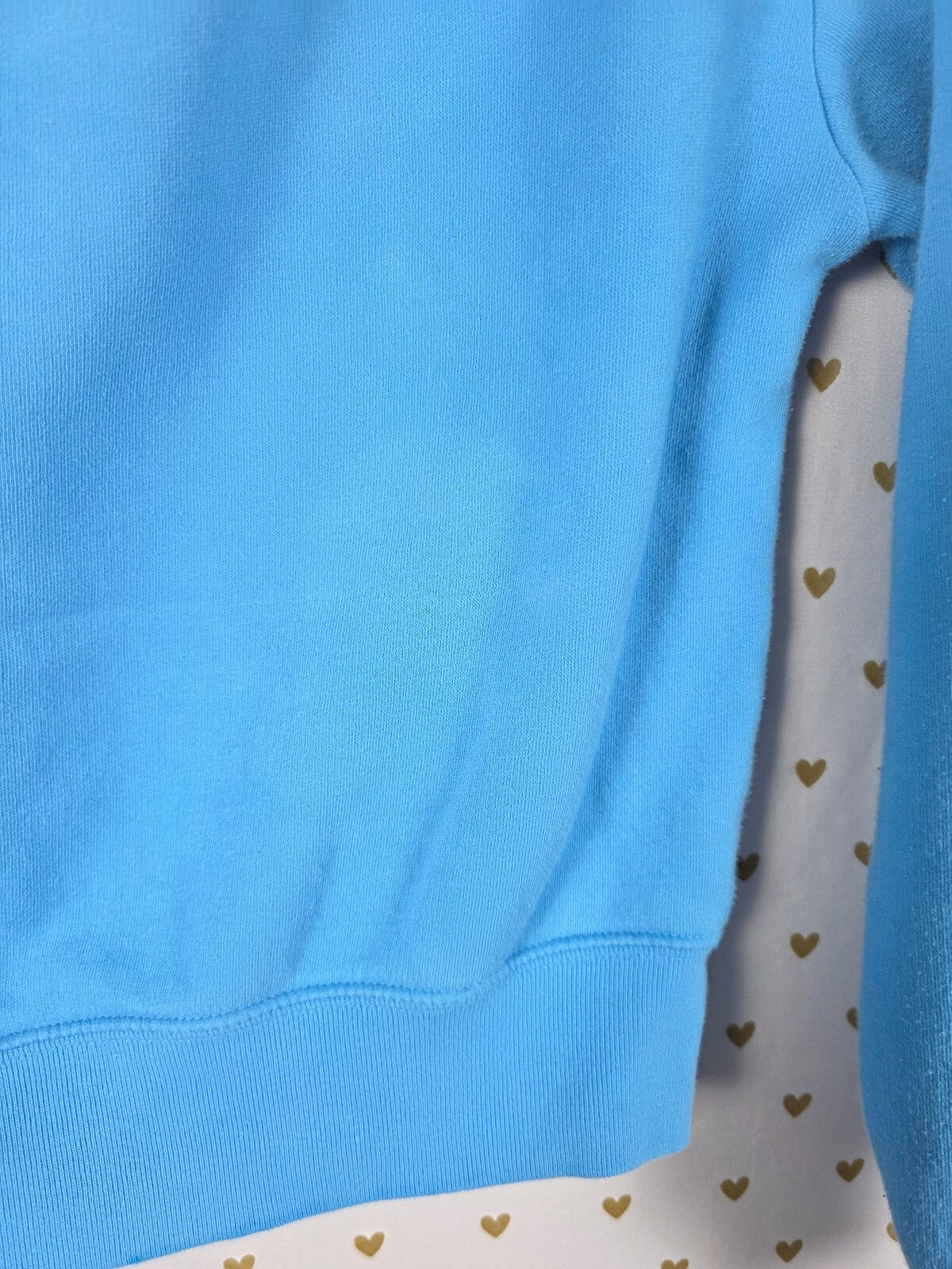 Victorias Secret Pink Blue Slouchy Sweater Logo XS