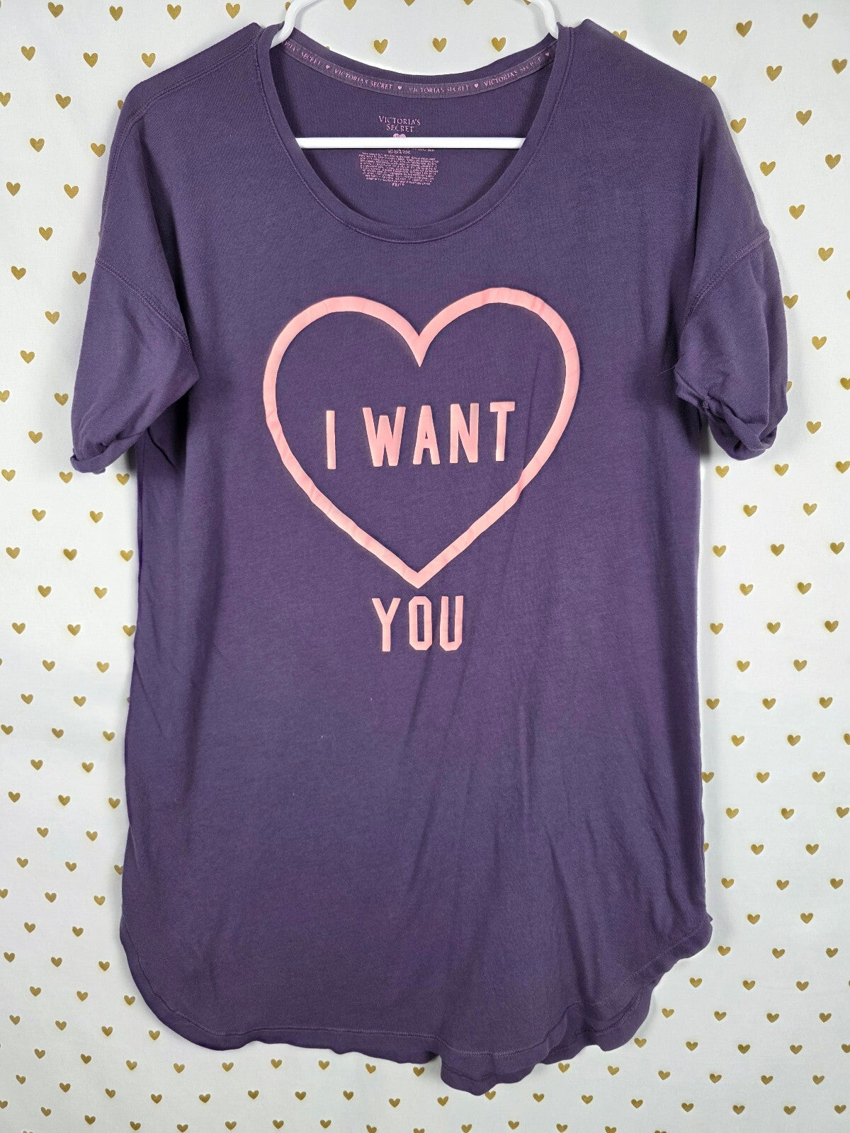 Victorias Secret I WANT YOU Sleep Shirt Nightgown Pajama Dress XS Soft