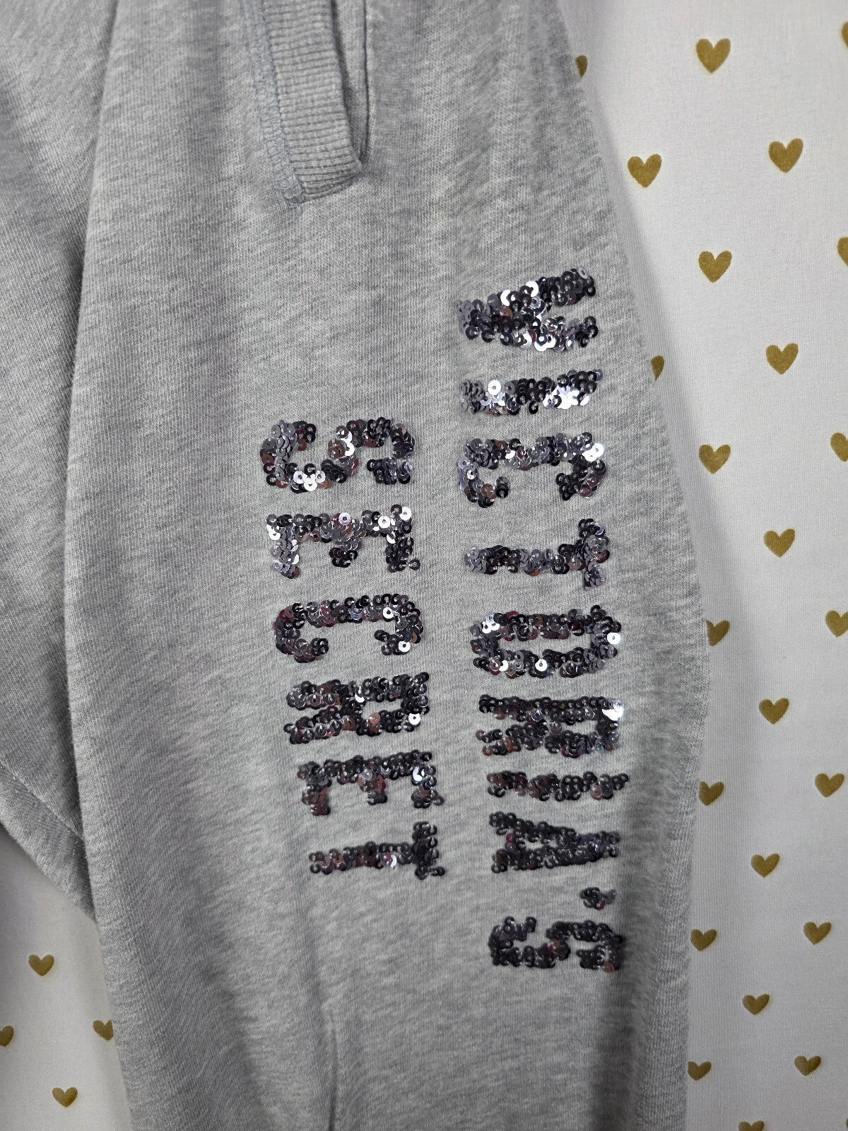 Victorias Secret Wings Angels Bling Sequined Sweats Sweatpants Medium Long