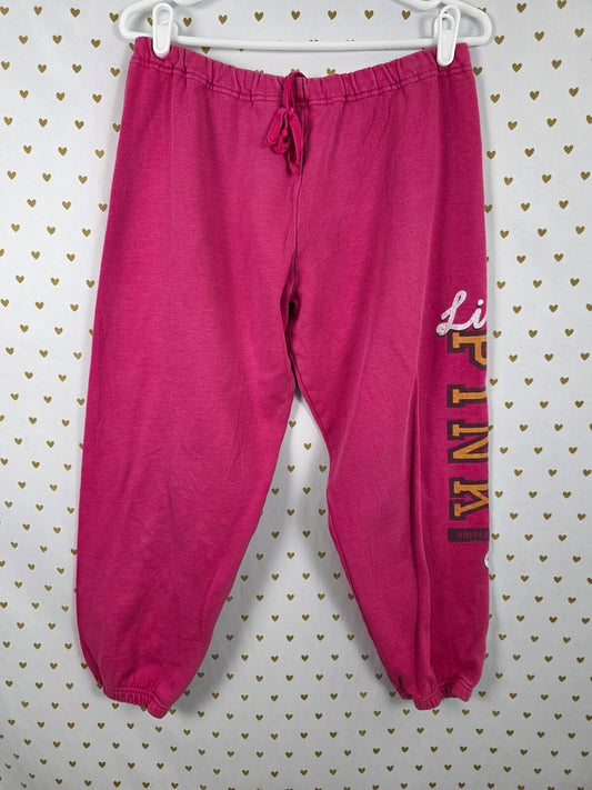 Victorias Secret PINK Vintage y2k Tapered Sweats Sweatpants SMALL A LISTERS