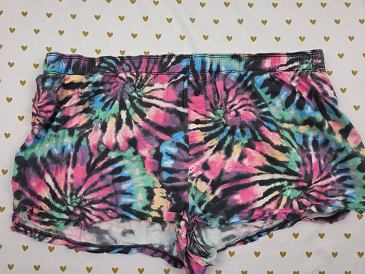 Victorias Secret PINK Tye Dye XL  Sleep Shorts Boxers Pajama Bottoms