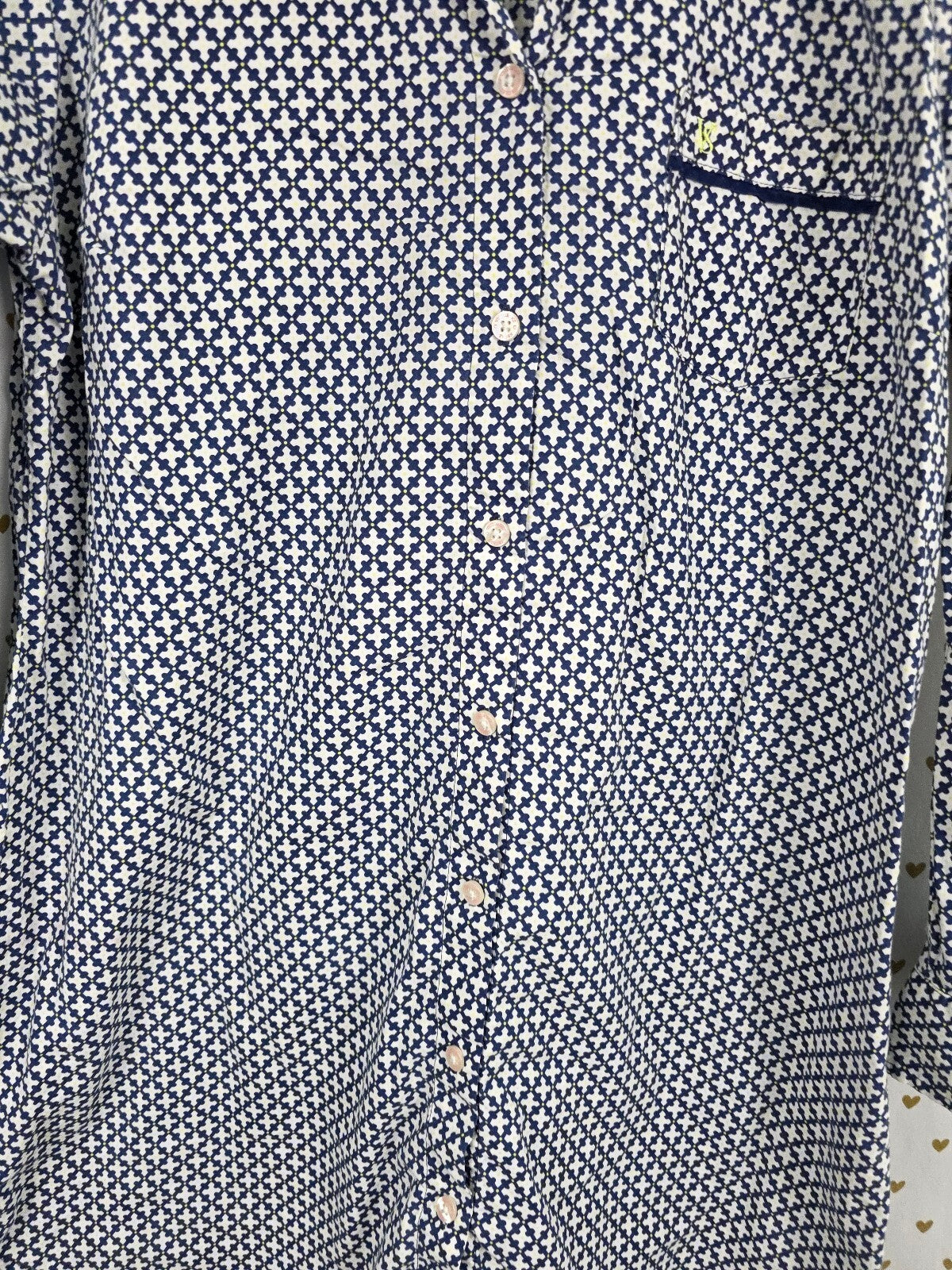 Victorias Secret Blue Button Front Nightgown Sleep Shirt Pajama Dress Large