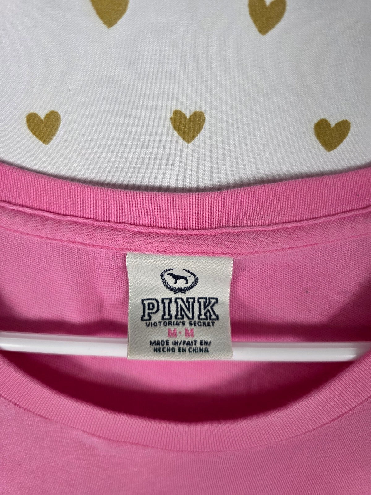 Victorias Secret PINK Vintage Medium DREAM Y2k Cotton Tee shirt