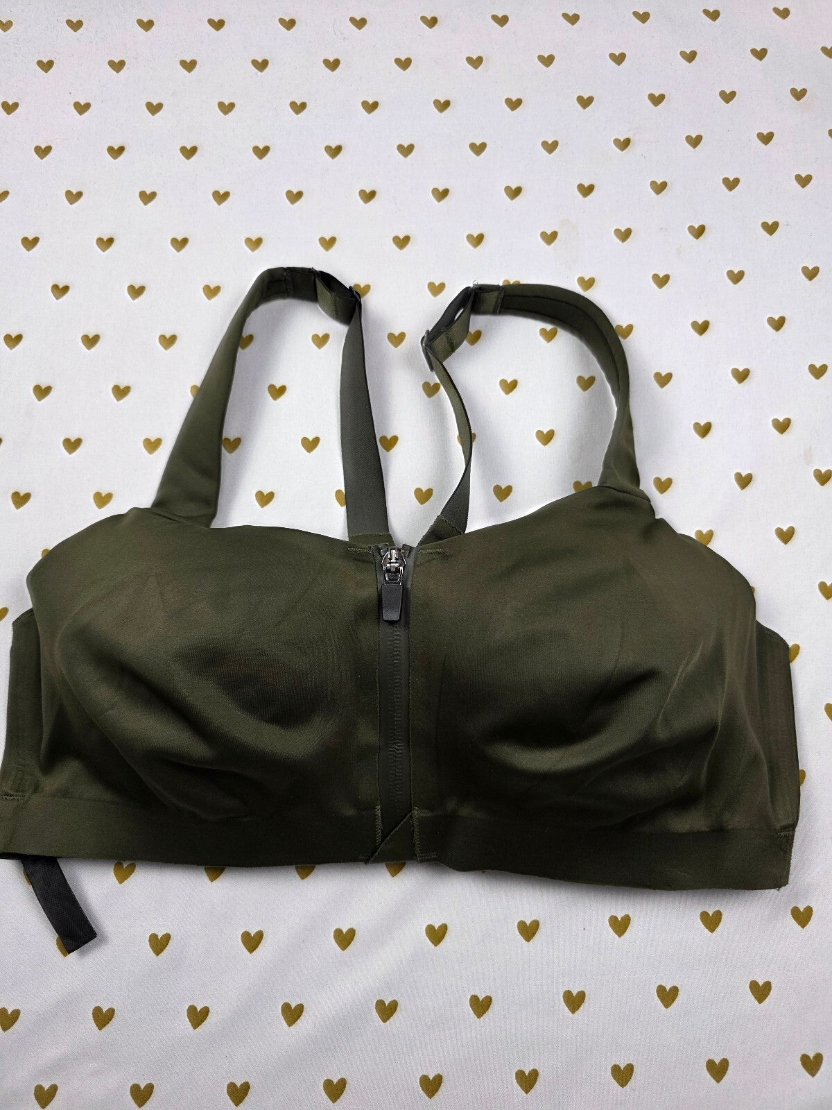 Victorias Secret  Dark Green Exercise Sports Bra Knockout Incredible 36D