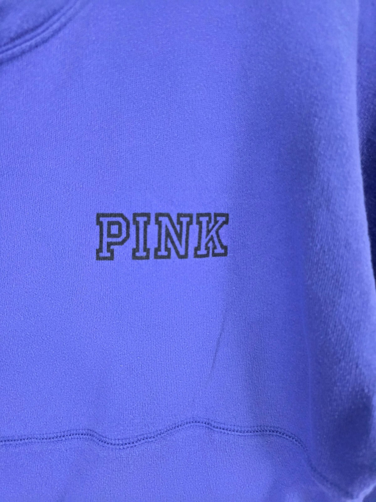 Victorias Secret Pink Pullover Sweater Shirt Logo XS Oversized