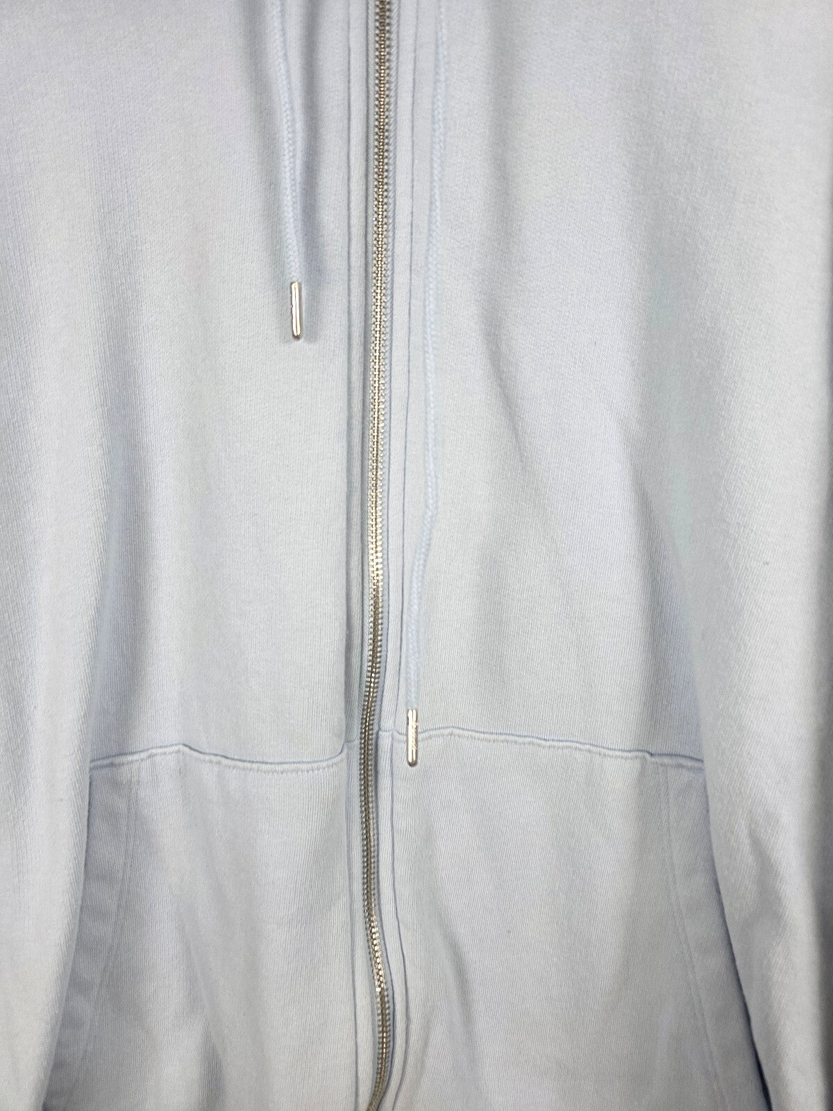 Victorias Secret Pink Light Blue Full Zip Hoodie Jacket 2XL XXL