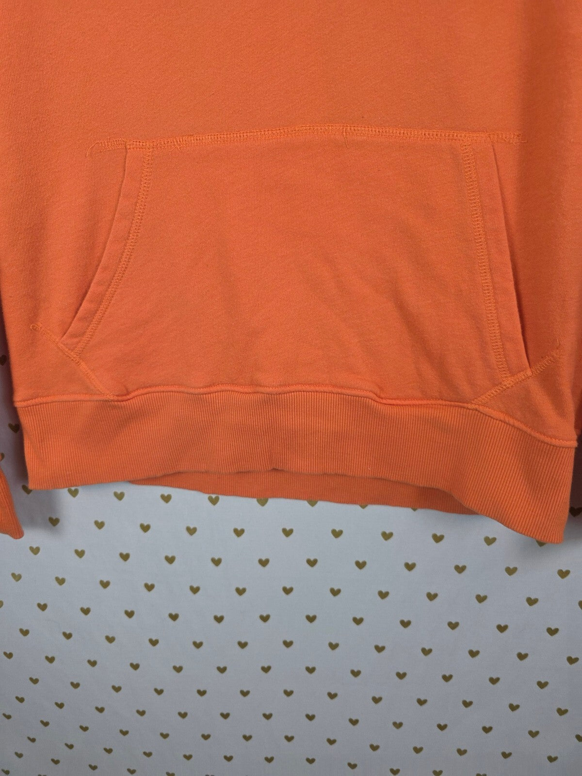 Victorias Secret Pink Vintage Pullover V neck Hoodie Sweater SMALL