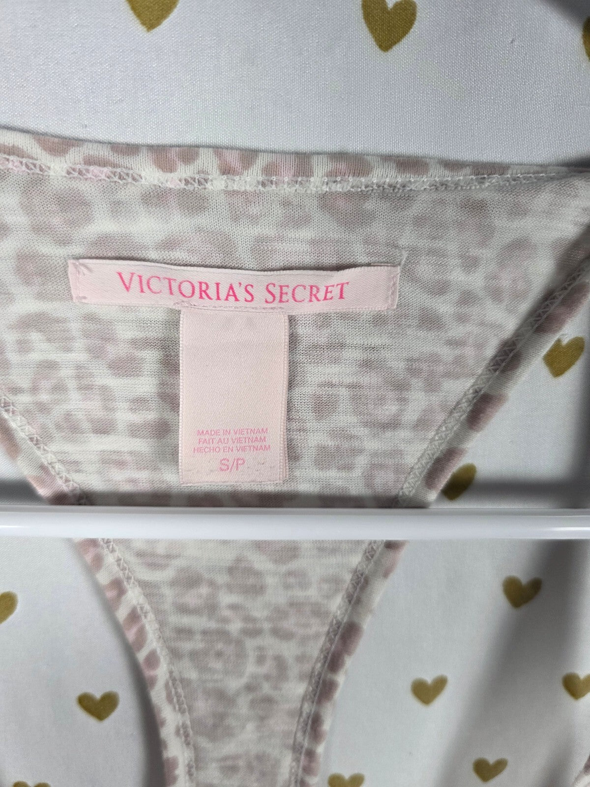 Victorias Secret Cheetah Leopard Tank Top Muscle Tee SMALL