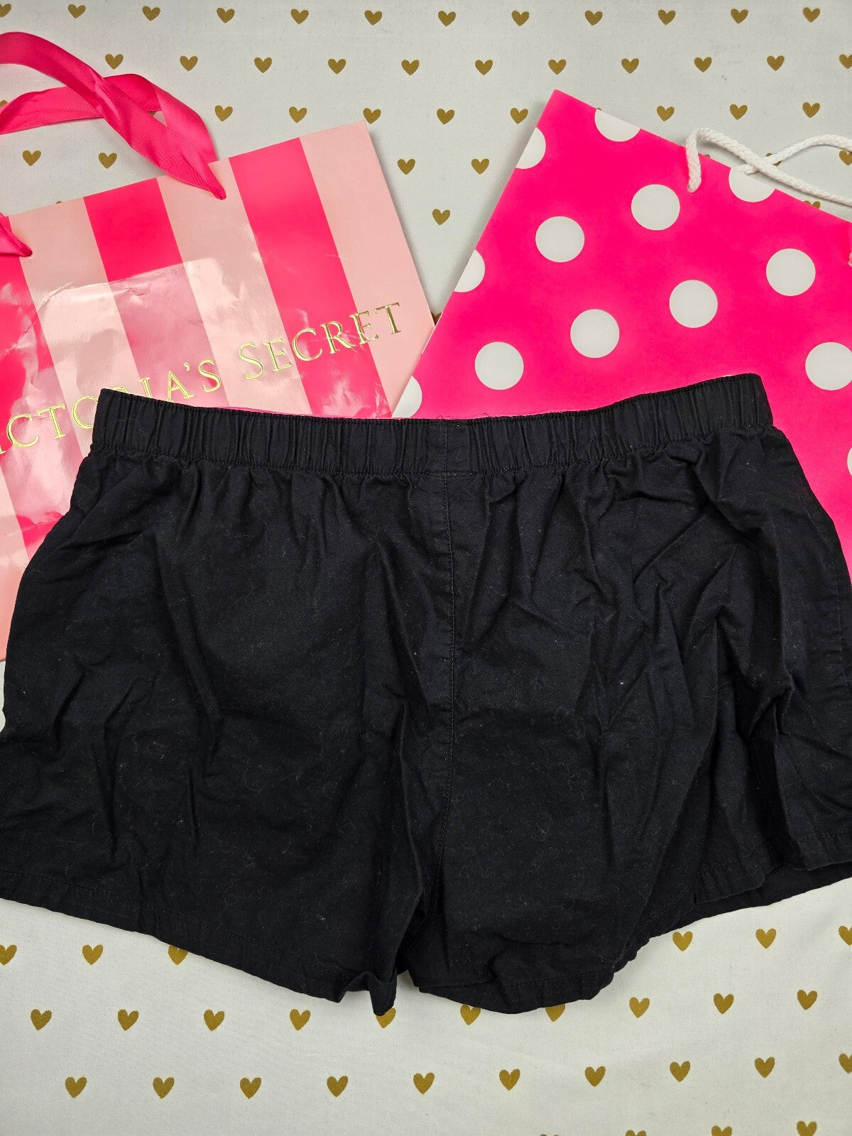 Victorias Secret PINK Bling HTF HARD TO GET Sleep Shorts Boxers Pajama Bottoms