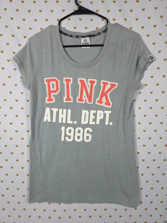 Victorias Secret PINK Vintage Y2k Athletic Dept Tee Shirt LARGE