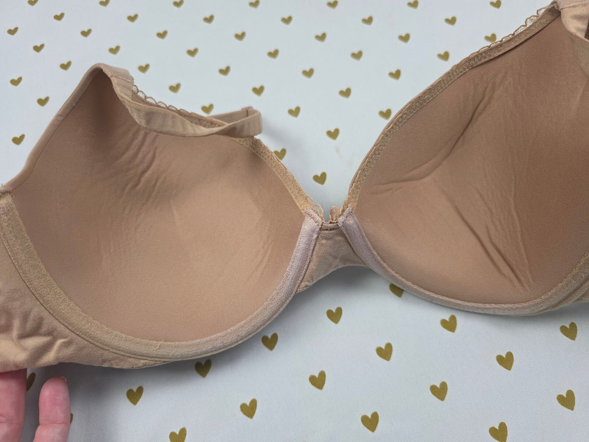 Victoria's Secret Beige Body By Victoria Perfect shape Bra 34D