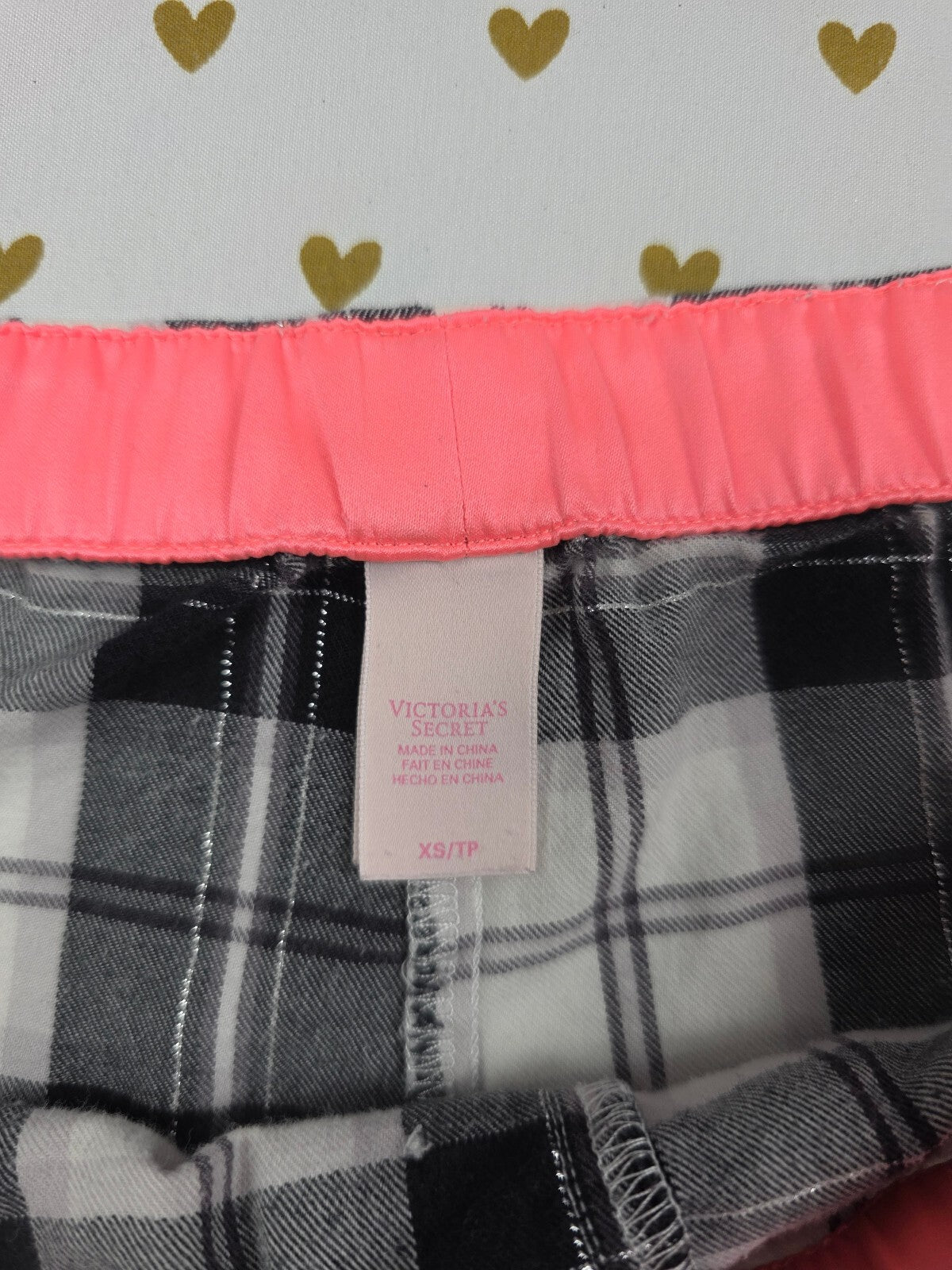 Victorias Secret Plaid XS Sleep Shorts Boxers Pajama Bottoms