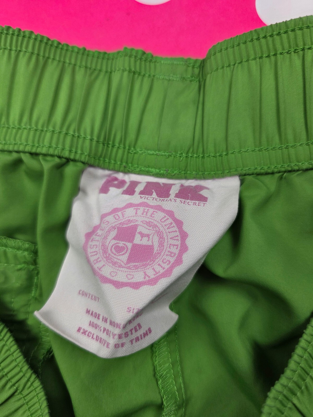 Victorias Secret PINK Vintage LARGE Green Y2k 86 Shorts