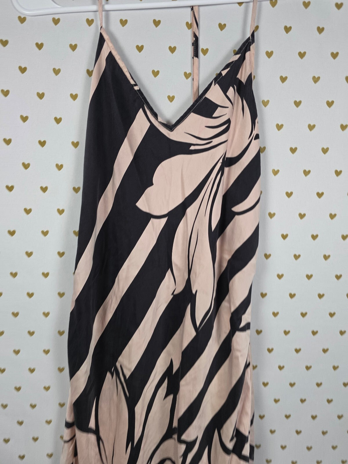 2001 Victoria's Secret 100% Silk Floral Maxi Slip Dress S Y2K Long Racerback