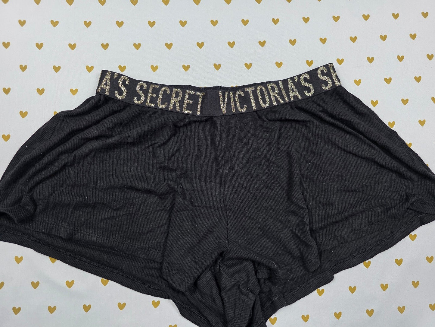 Victorias Secret Logo Band Small Sleep Shorts Boxers Pajama Bottoms