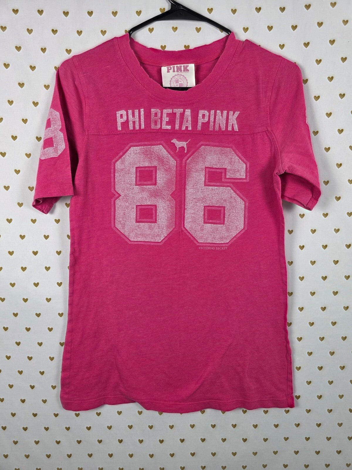 Victorias Secret PINK Phi Beta 96 Vintage Tee shirt Y2k LARGE