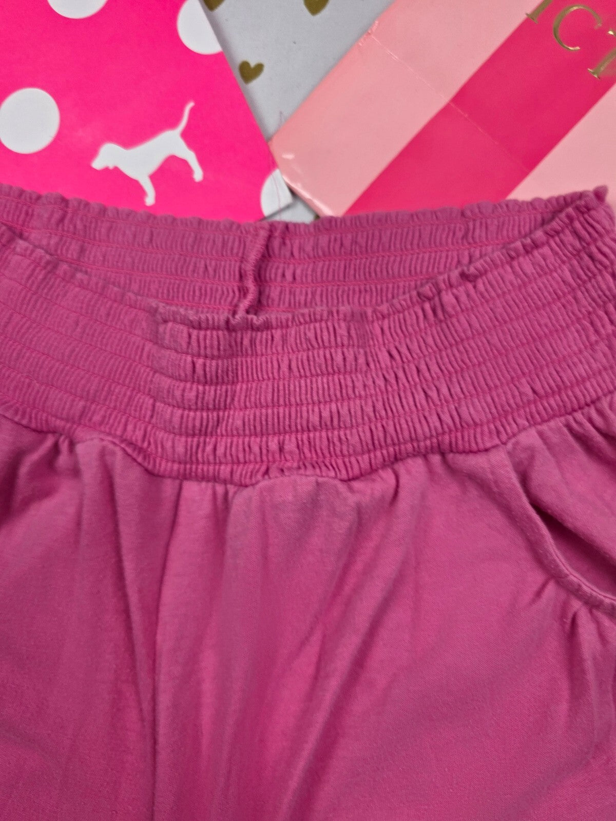 Victorias Secret PINK Flowy Logo Butt Super Soft Shorts vintage y2k Small