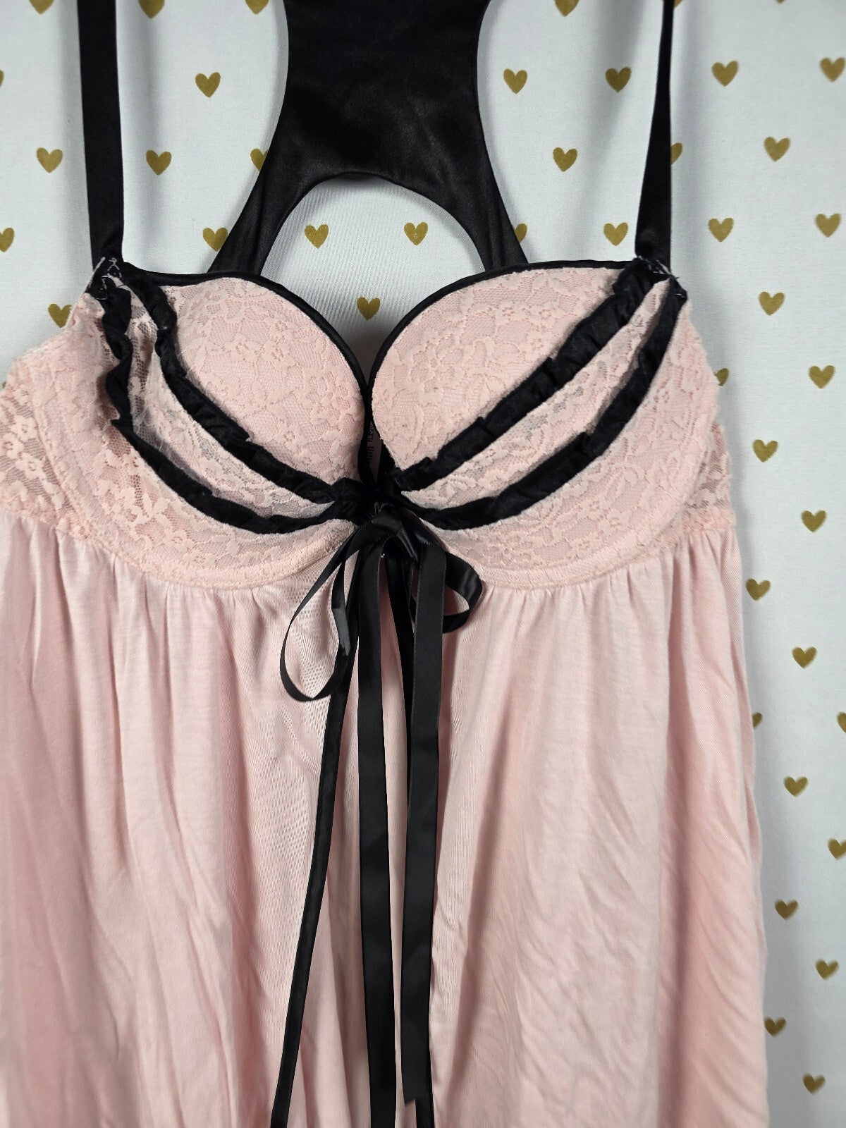 Victorias Secret Sexy Little Things 36B Front Close Push Up babydoll Nightie