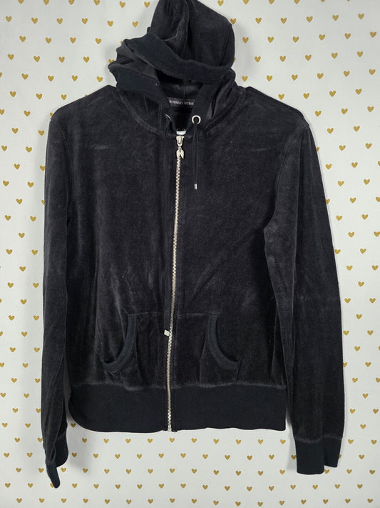 Victorias Secret ANGELS Velour WINGS Full Zip Hoodie Jacket MEDIUM