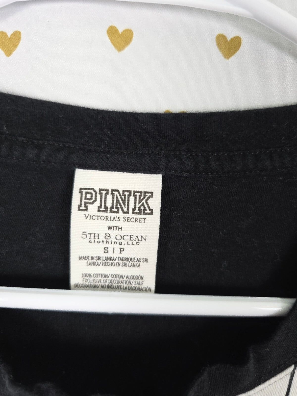 Victoria's Secret PINK SF Giants Sequin Baseball Jersey Shirt Small MLB Bling