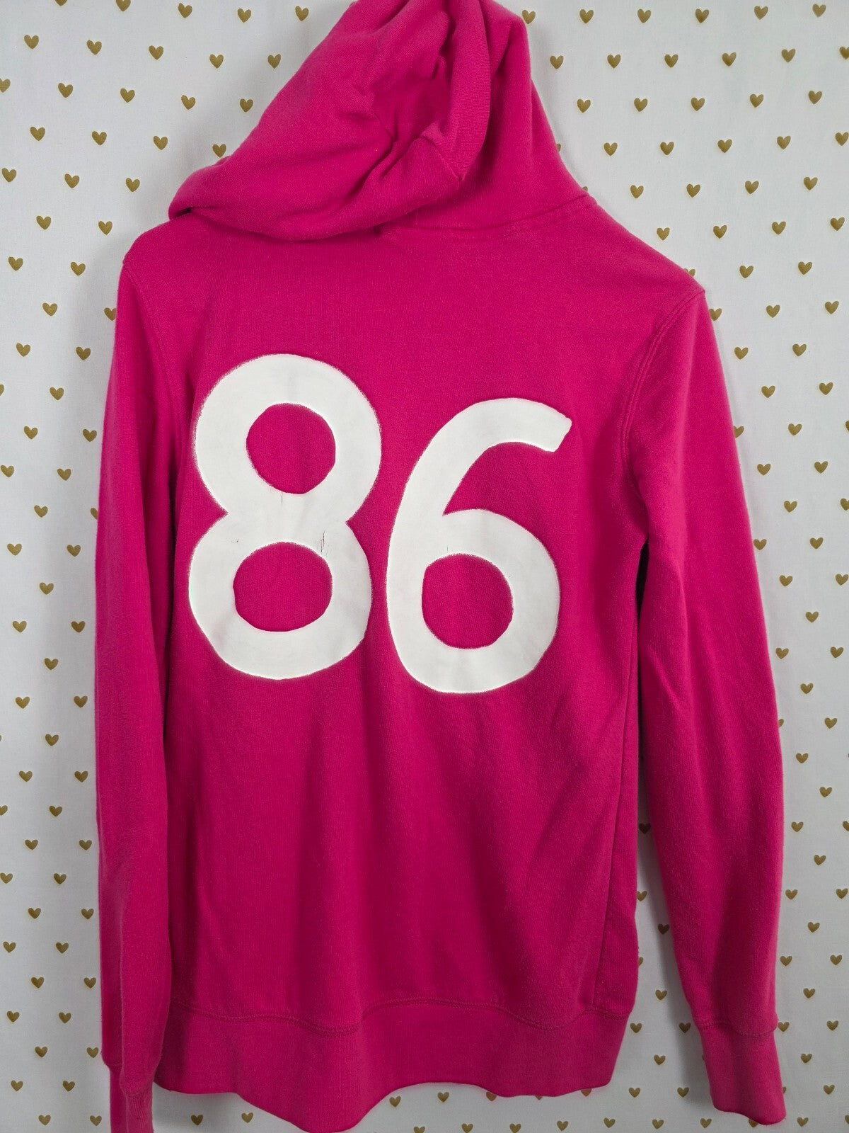 Victorias Secret Pink Vintage Love Full Zip 86 Hooded Sweater Jacket Y2k  XS
