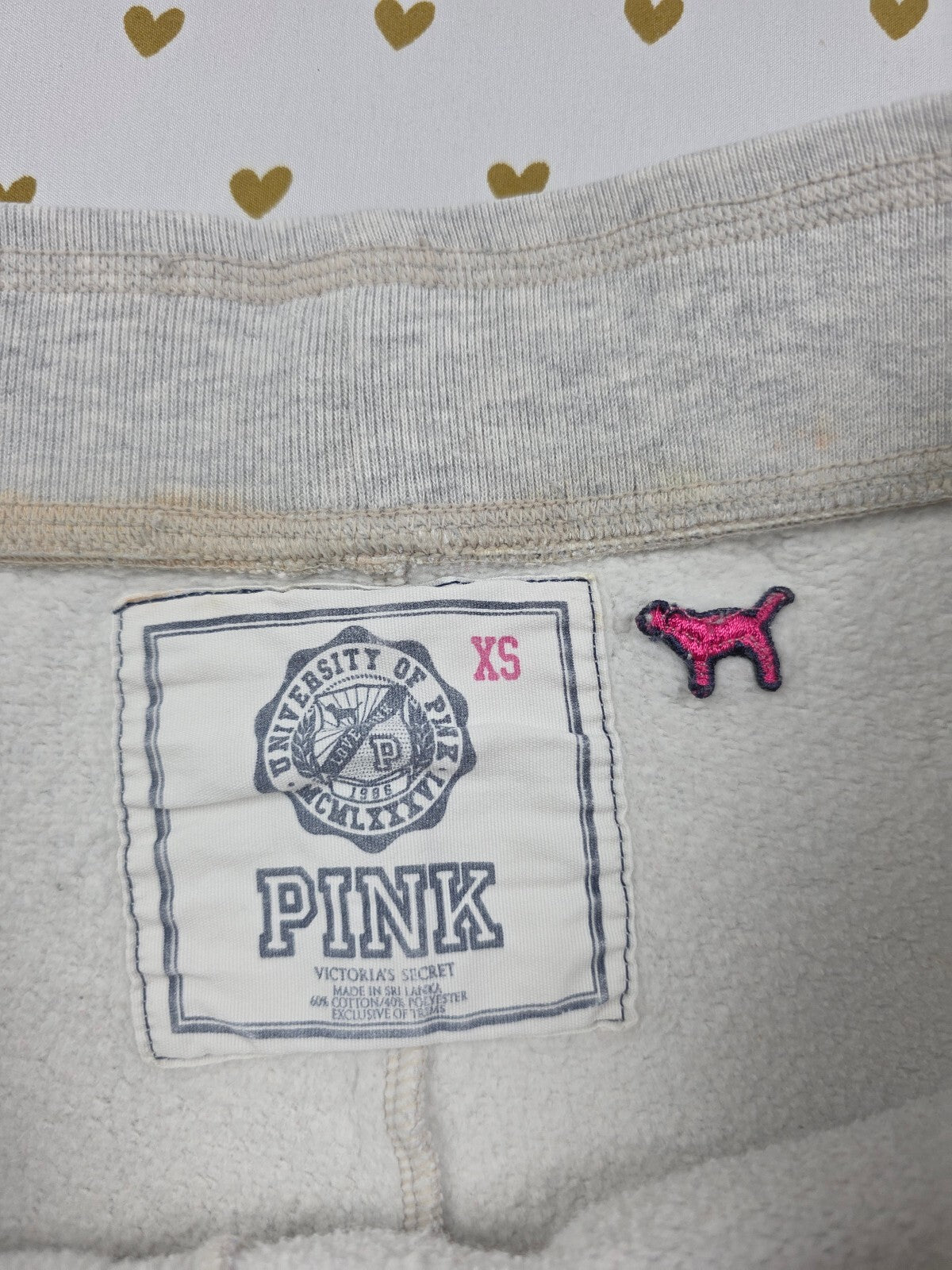 Victorias Secret PINK Vintage Y2k Sweat Shorts I'M Free XS