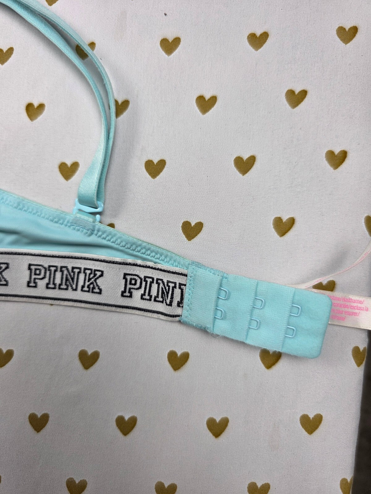 Victorias Secret Pink Blue 36B Wear Everywhere Push Up Bra