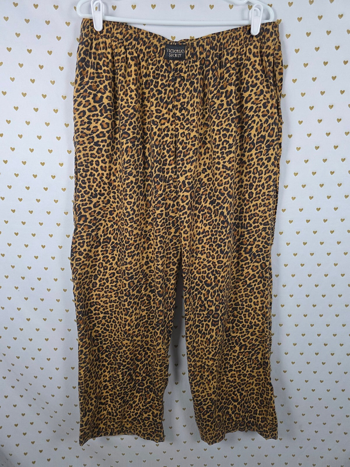 Victorias Secret  Leopard Cheetah Cute Soft XL Sleep Pants Pajama PJ Bottoms