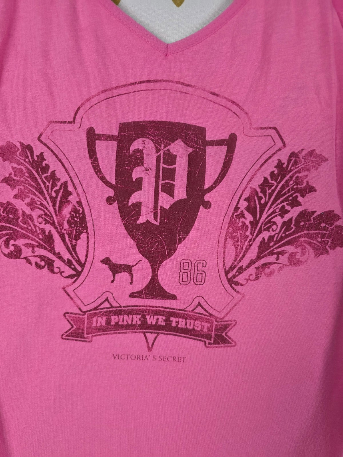 Victorias Secret PINK VINTAGE Tank Top Y2k Cami Trophy Cotton Small
