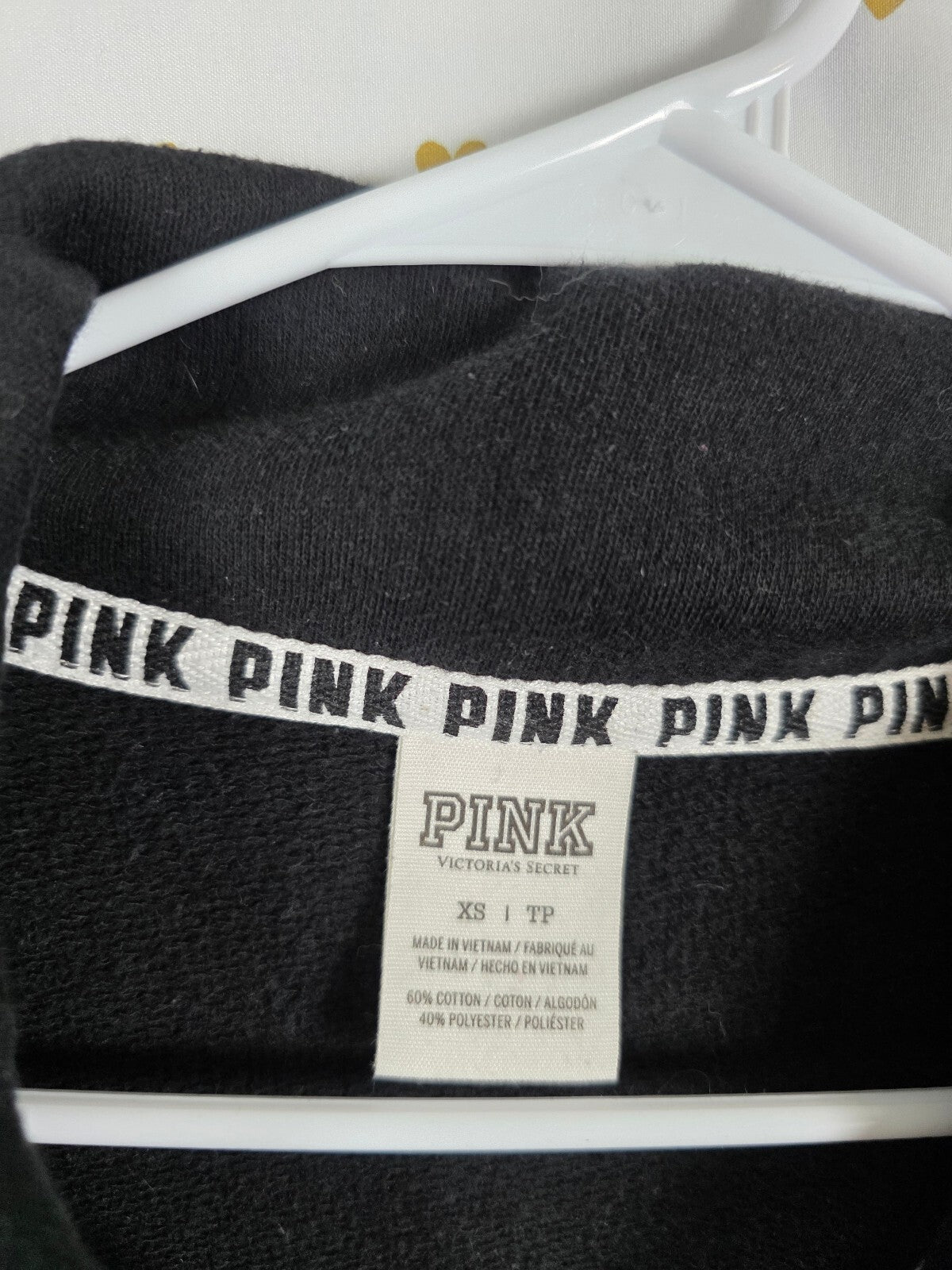 Victorias Secret Pink Cheetah Quarter Zip Sweater Yoga Pants SET XS 2pc