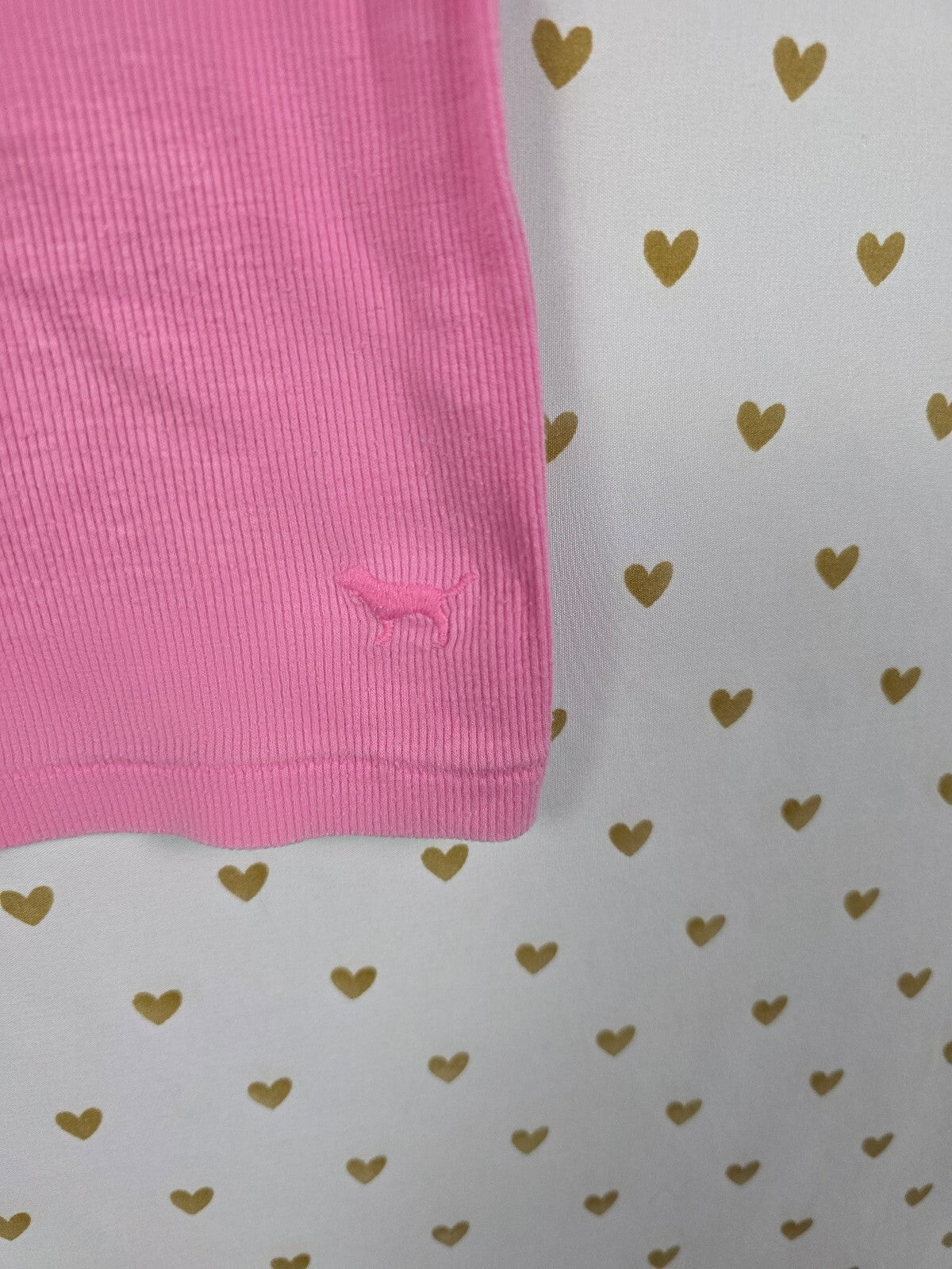 Victorias Secret PINK Vintage Ribbed tank Top Y2k MEDIUM