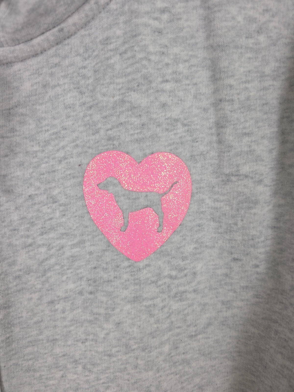Victorias Secret Pink Full Zip campus originals Bling Sequined Hoodie Jacket XL