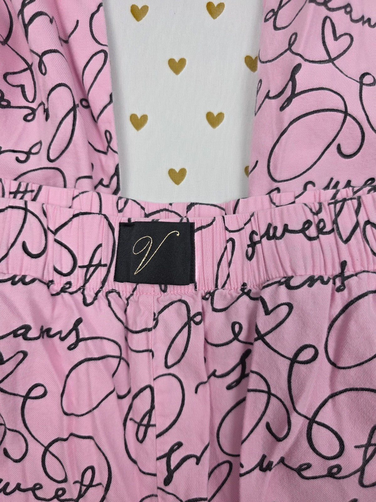 Victorias Secret Pink Logo Sleep Pants Pajama Bottoms PJ Pants SMALL