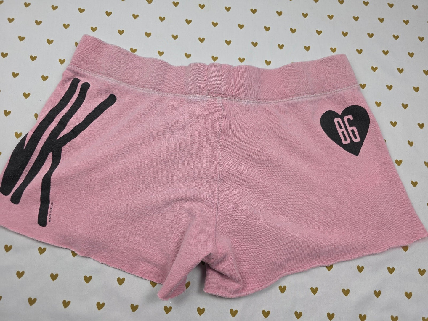 Victorias Secret PINK Vintage Thin sweat shorts Logo MEDIUM