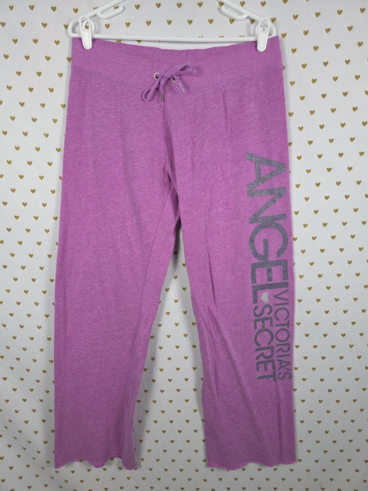 Victorias Secret ANGELS SUPERMODEL ESSENTIALS Purple Sweats Flare MEDIUM