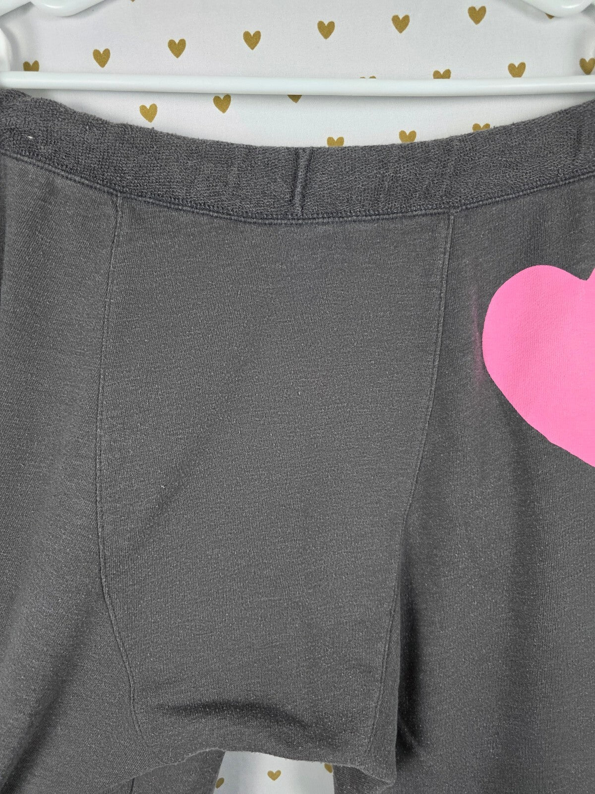 Victorias Secret PINK Vintage Y2k Heart Boyfriend Diaper Butt Sweats Logo Medium