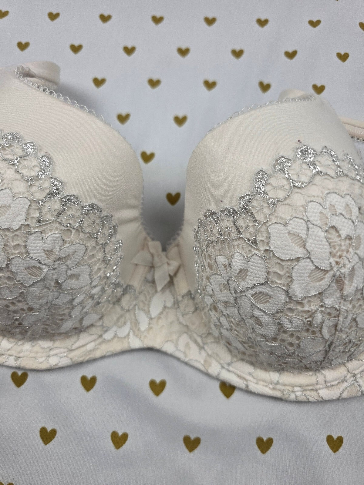 Victoria's Secret Body By Victoria Lined Demi Balconette Bra 34DD