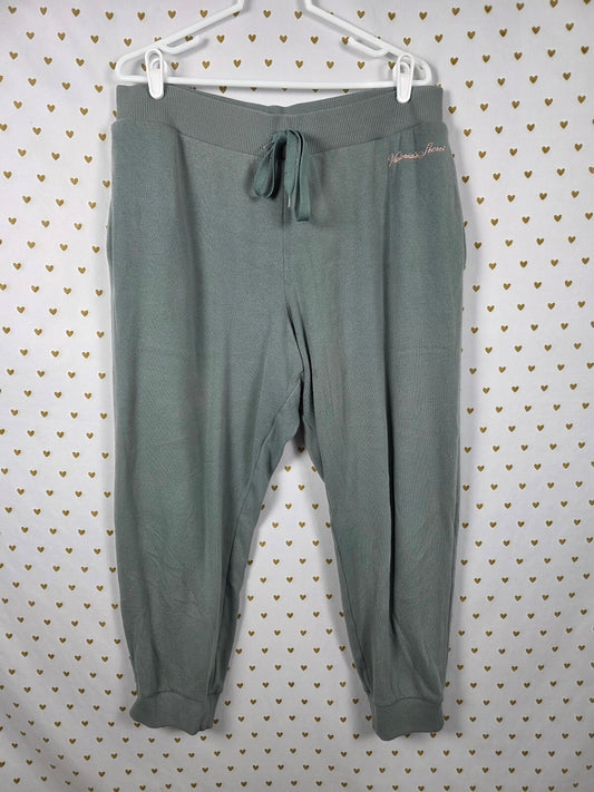 Victorias Secret Super Soft Green Sweats Sweatpants XL