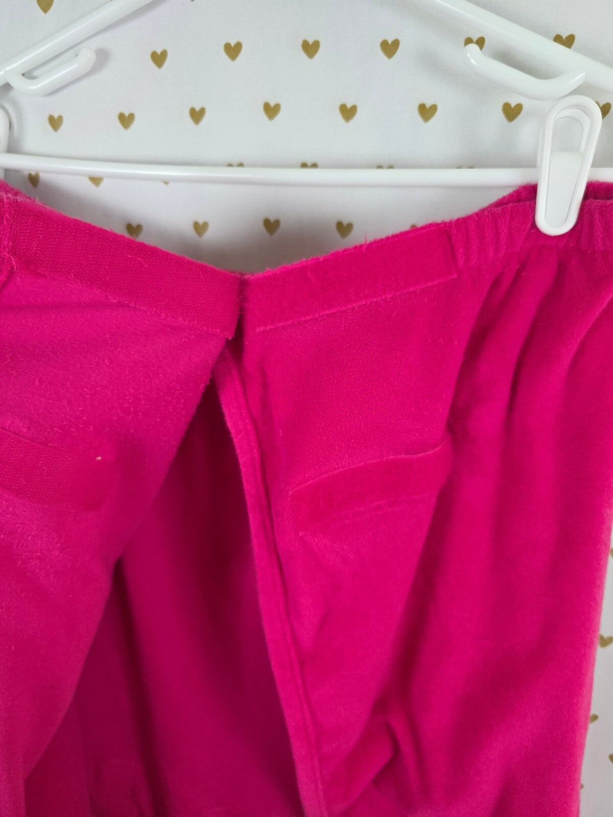 Victoria's Secret PINK Sequin BLING Hot Pink Terry Cloth Towel Wrap M/L