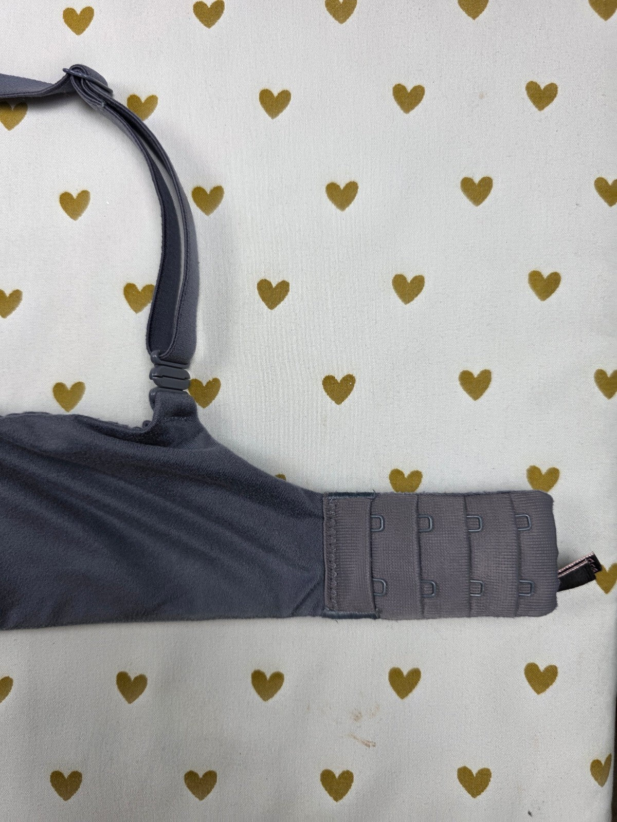 Victorias Secret Grey Lined Perfect Coverage Bra 36D