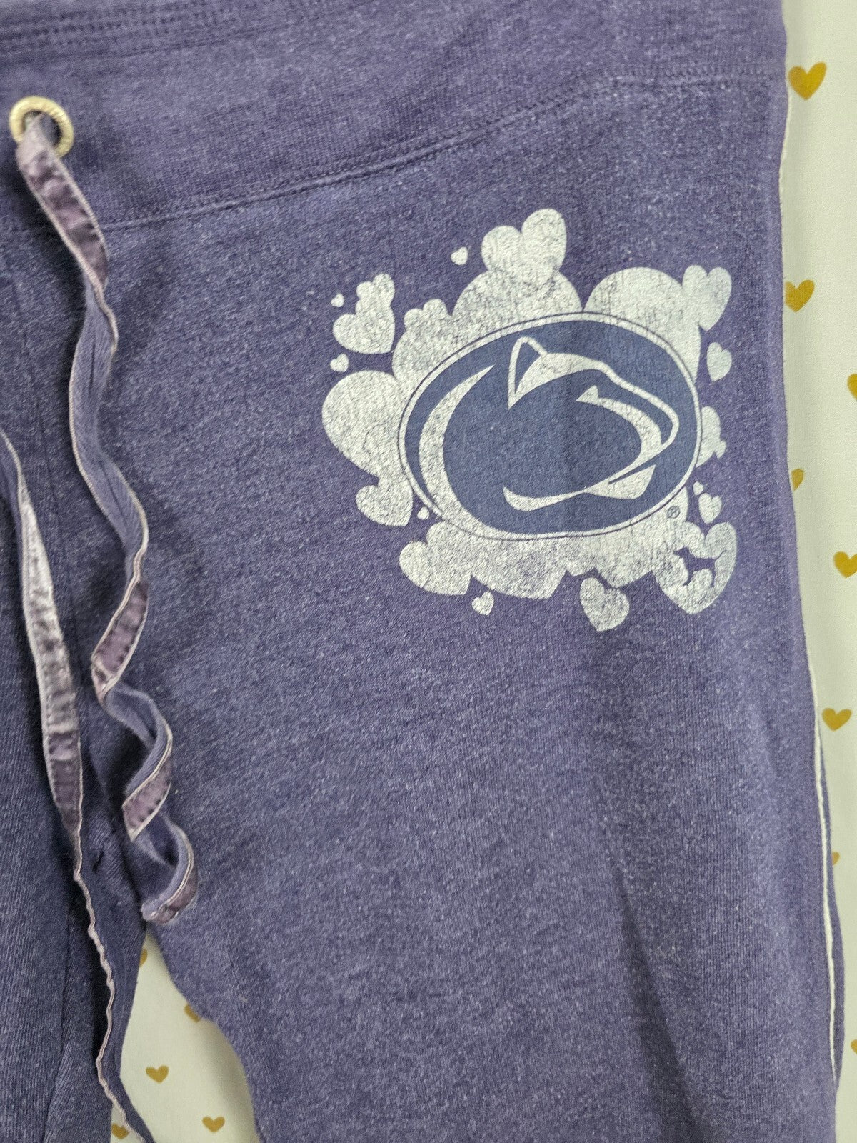 Vintage 2008 VS PINK Penn State PSU Sweatpants Medium Y2K Collegiate Navy