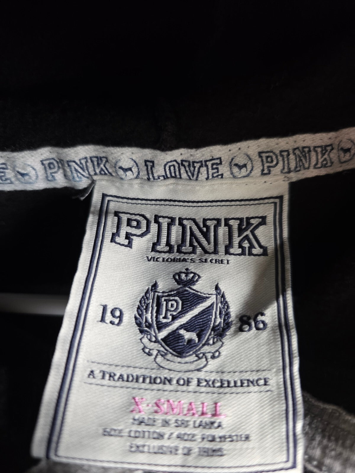 Victorias Secret Pink Vintage Y2k For the Planet recycle Hoodie Jacket XS