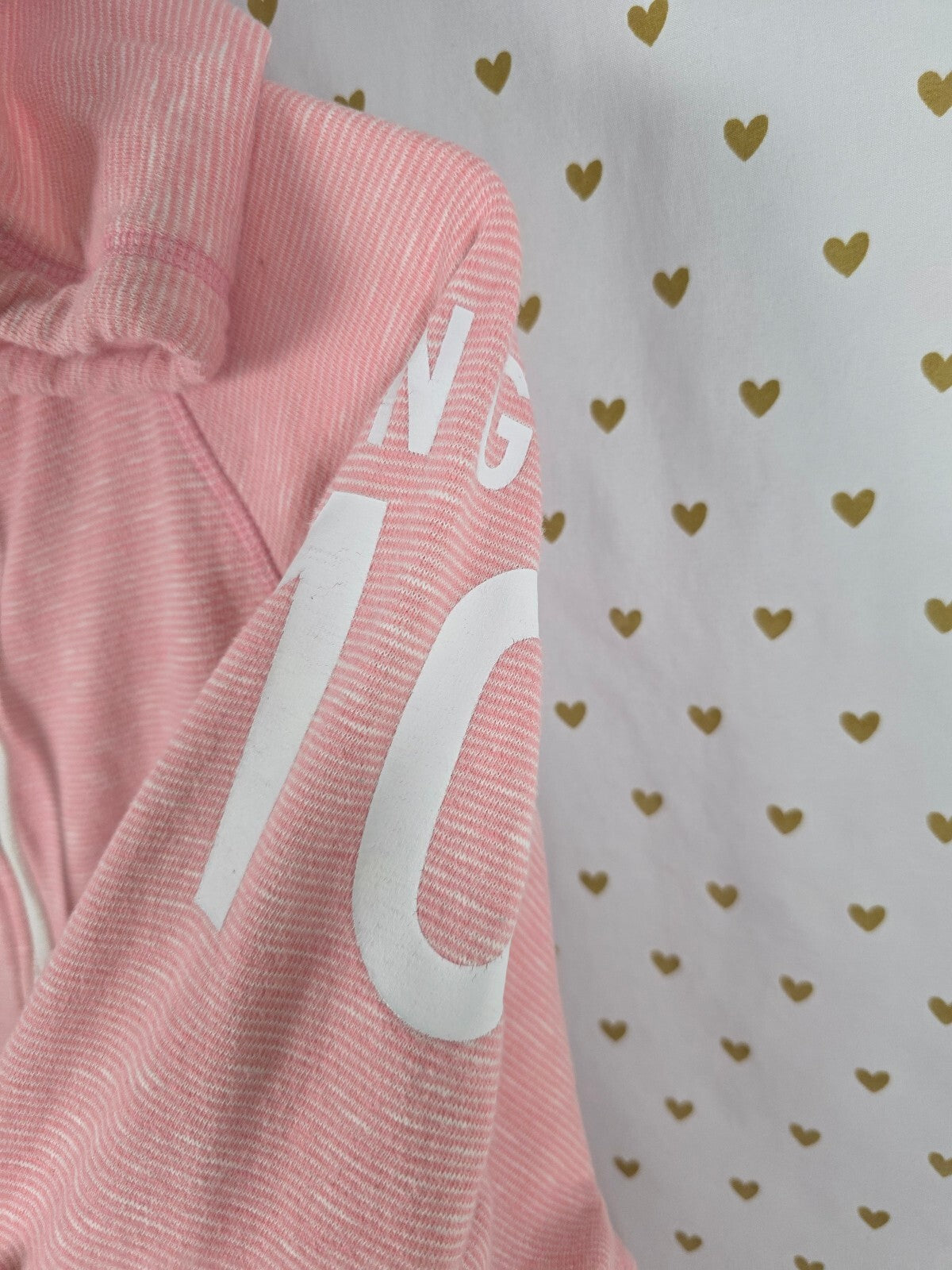 Victorias Secret ANGELS Striped Wings Full zip hoodie jacket SMALL