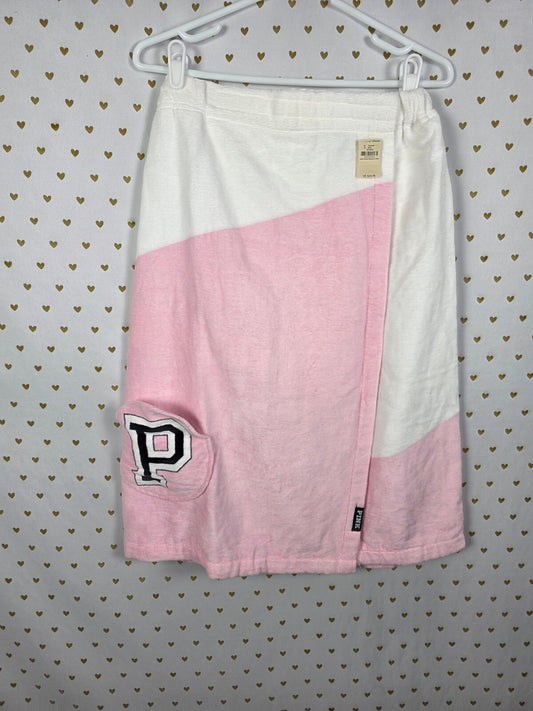 Victoria's Secret Towel Wrap Pink Pocket Spa Bath 27x55  NEW NWT