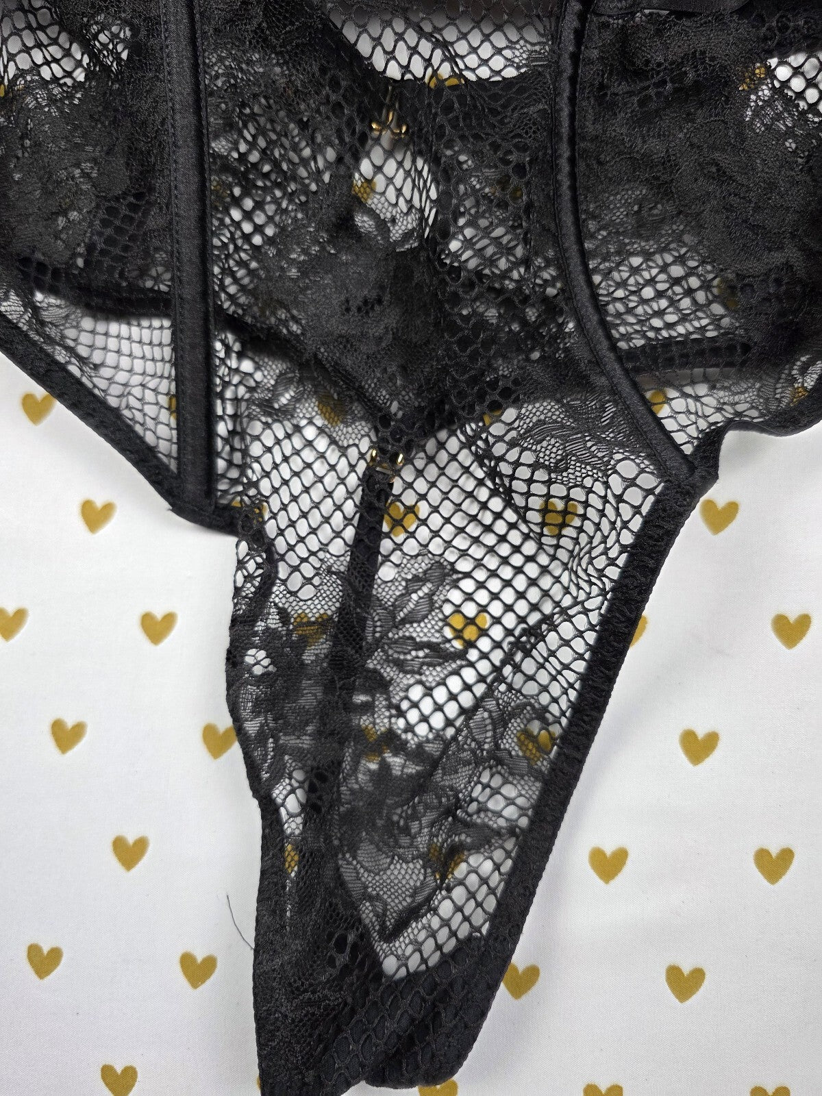 Victorias Secret BOMBSHELL add 2 Sizes Push Up Teddy Thong MEDIUM Lingerie